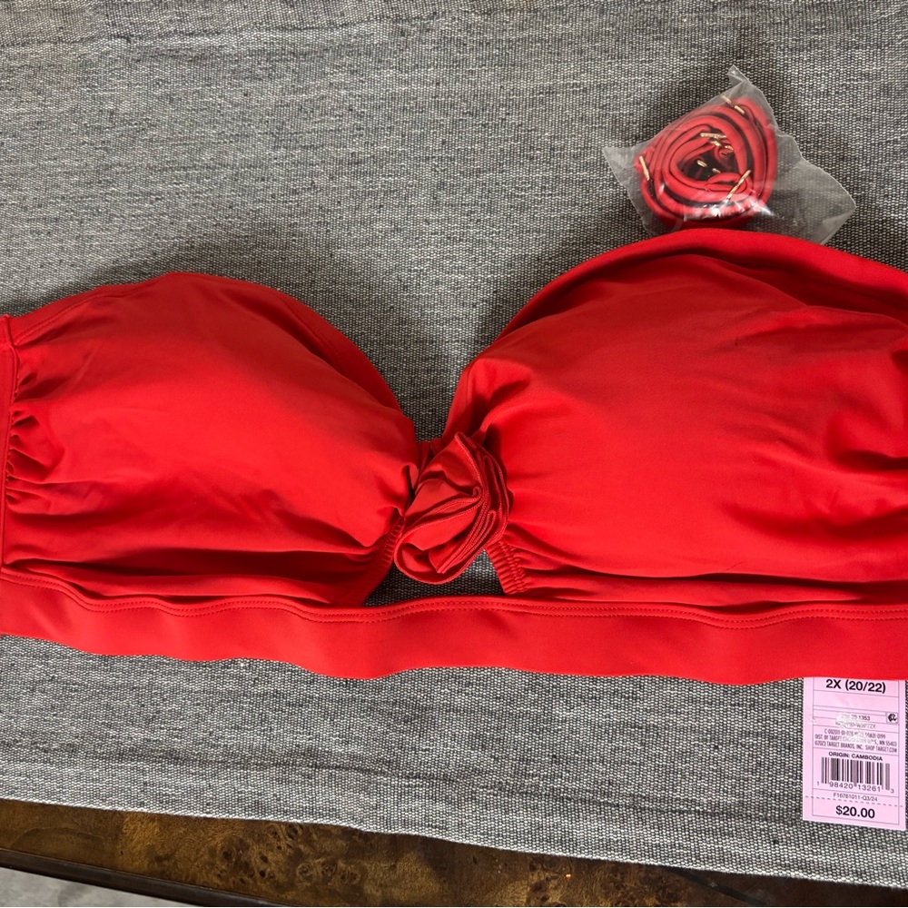 Wild Fable Red Bikini Top